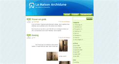Desktop Screenshot of maison.archidune.fr