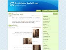 Tablet Screenshot of maison.archidune.fr